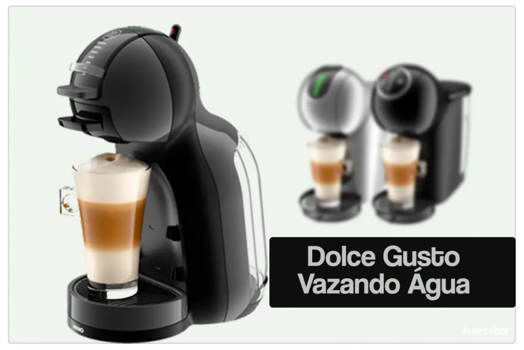 Cafeteira Dolce Gusto Arno vazando água por baixo: Causa e Solução 1 texto na imagem "Dolce Gusto vazando água"