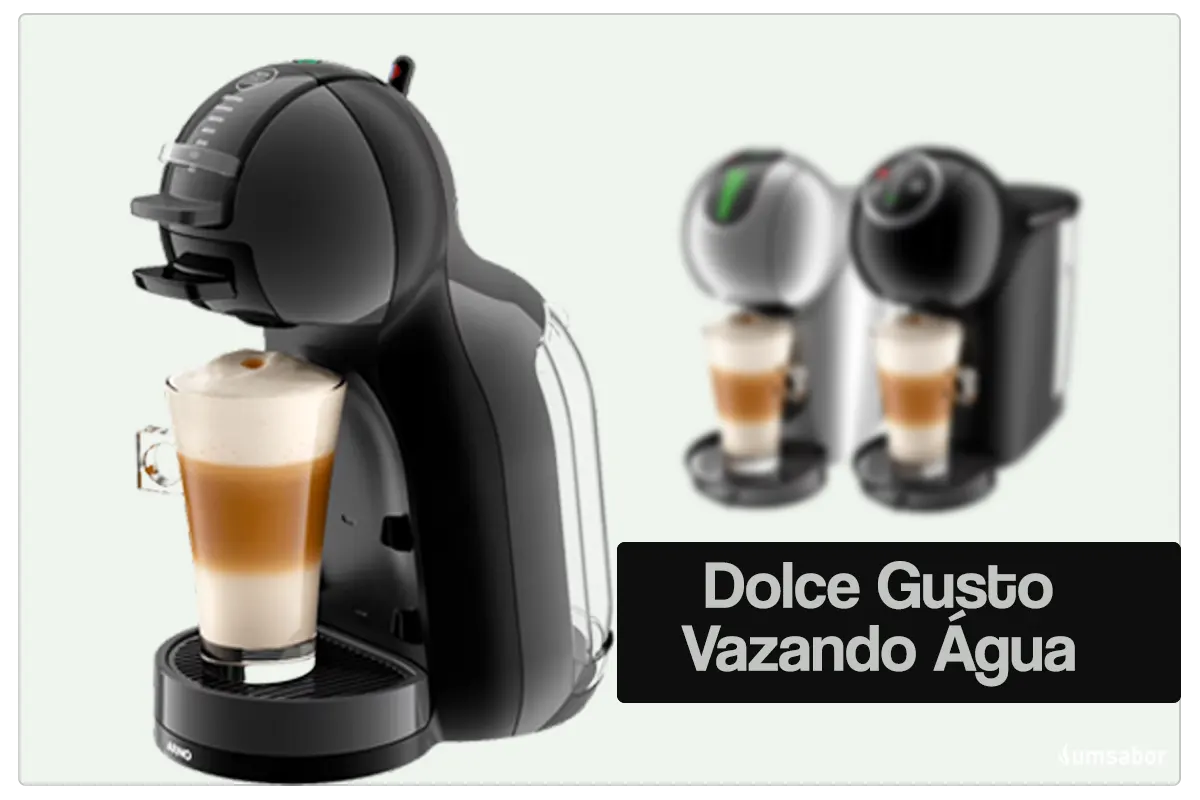 Cafeteira Dolce Gusto Arno vazando água por baixo: Causa e Solução 2 texto na imagem "Dolce Gusto vazando água"