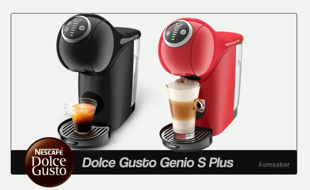A História da Dolce Gusto: Como a Marca de Cápsulas Conquistou o Sucesso 7 A Dolce Gusto Genio S Plus está disponível em 2 (duas) cores: preto e vermelho.