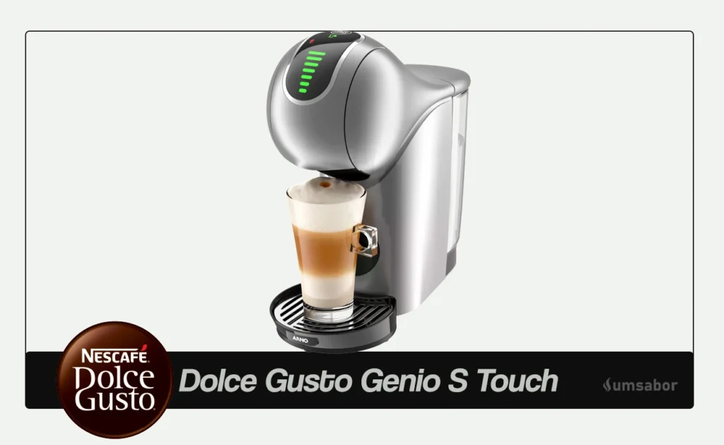 A História da Dolce Gusto: Como a Marca de Cápsulas Conquistou o Sucesso 8 A Dolce Gusto Genio S Touch está disponível somente na cor prata.