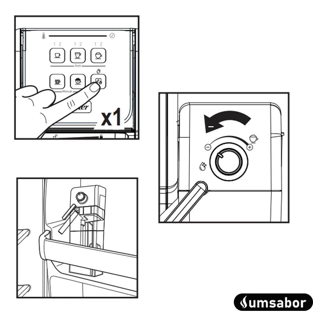 Manual Oster Primalatte Touch em Português 20 Limpeza do Tanque de Leite Após o Uso