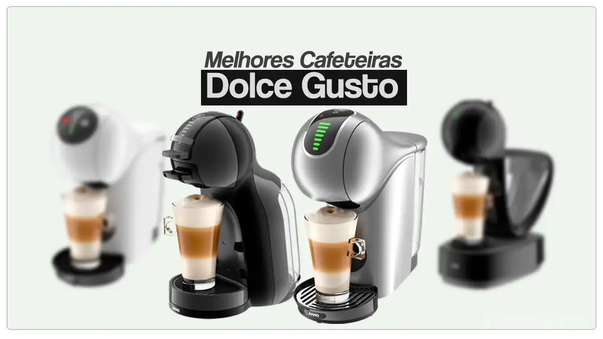 6 Melhores Cafeteiras Dolce Gusto: Qual modelo comprar em 2025? 2 Imagem de capa para o post Melhores Cafeteiras Dolce Gusto, mostrando vários modelos e cores lado a lado.