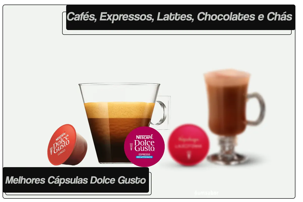 17 Melhores Cápsulas Dolce Gusto: Cafés, Lattes, Chocolates e Chás 2 Melhores cápsulas Dolce Gusto Geração 1